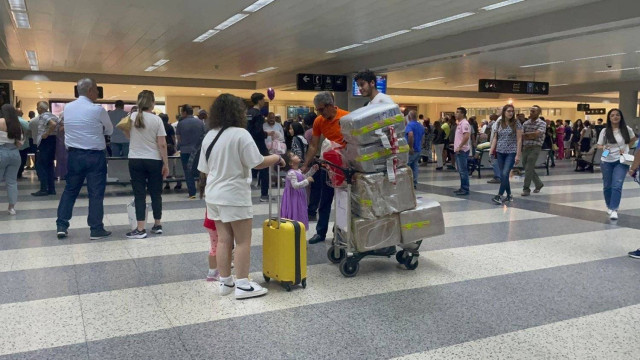 Picture of People arrival at lounge of  Beirut International Airport, Lebanon